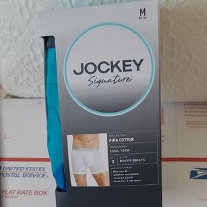 Jockey Signature Men's Cool Tech Boxer Briefs - Blue